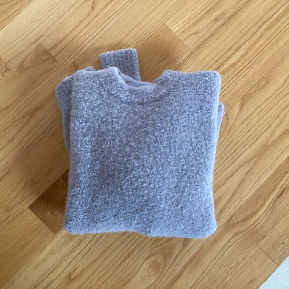 Jenni Kayne Gray Crew Neck Sweater - Picture 4 of 4